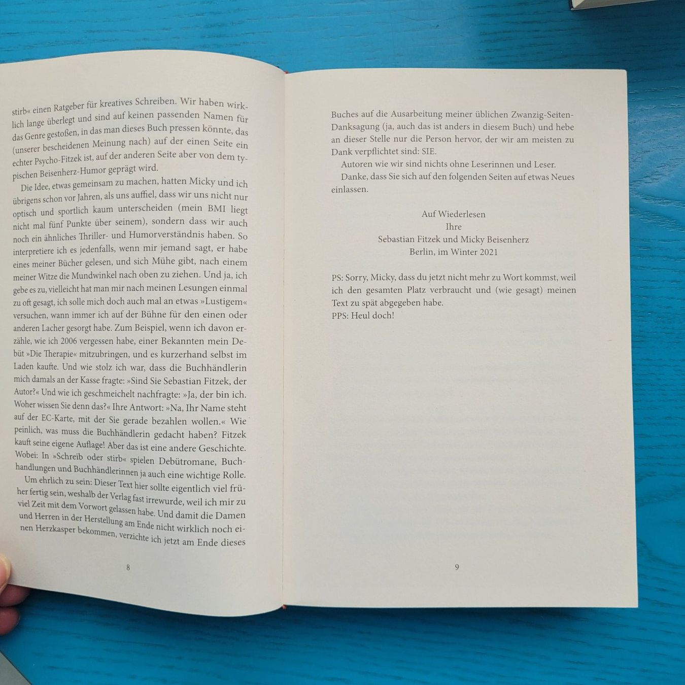 Bücher: Sebastian Fitzek/ Micky Beisenherz- Schreib oder Stirb – Gebraucht aus SCHÜBELBACH von CoKaHa 5