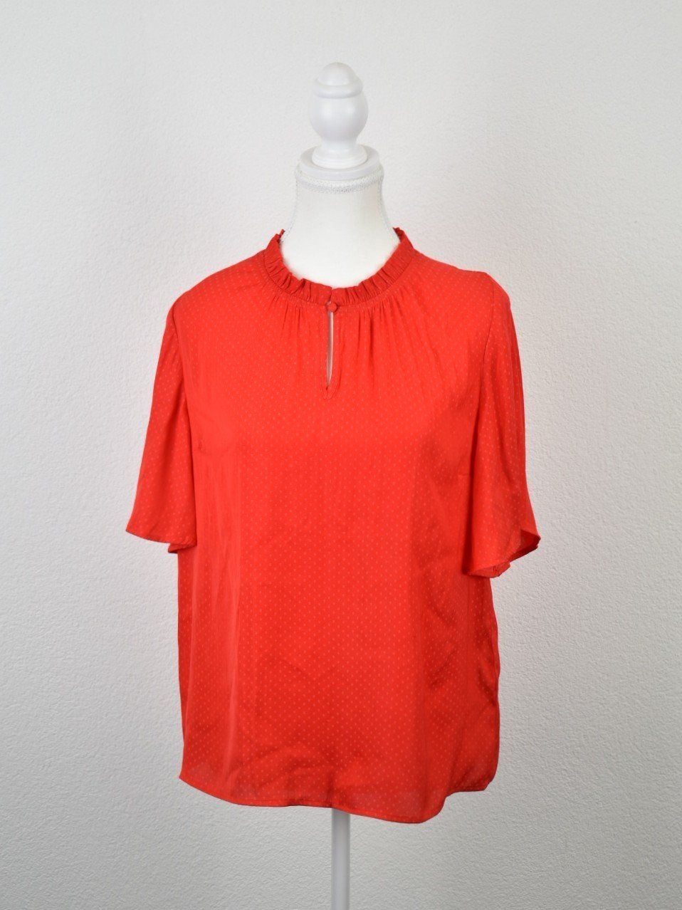 Blusen: Saint Tropez "Briana" Kurzarmbluse, rot, Gr.XS-S – Gebraucht aus Nürensdorf von 2ND_STORY 1