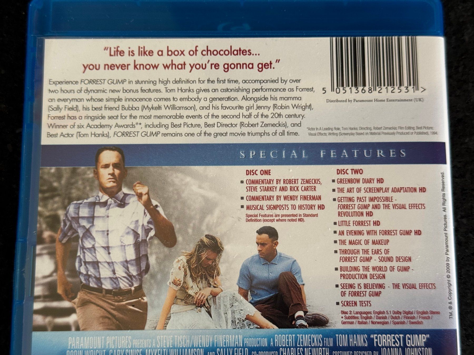 Tutti i DVDs: Forrest Gump EN/FR/DE/IT/SP Blu-ray Disc Tom Hanks – Usato da Fribourg venduto da tschjoly 2