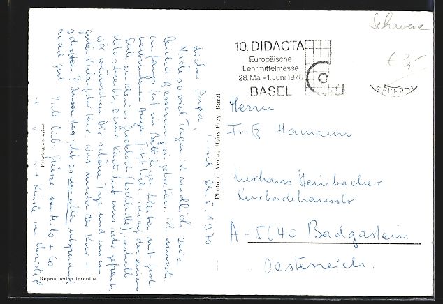 Cartoline postali: Basel, Augenspital mit Gartenanlage und  – Usato da Berlin venduto da bartko-reher 1