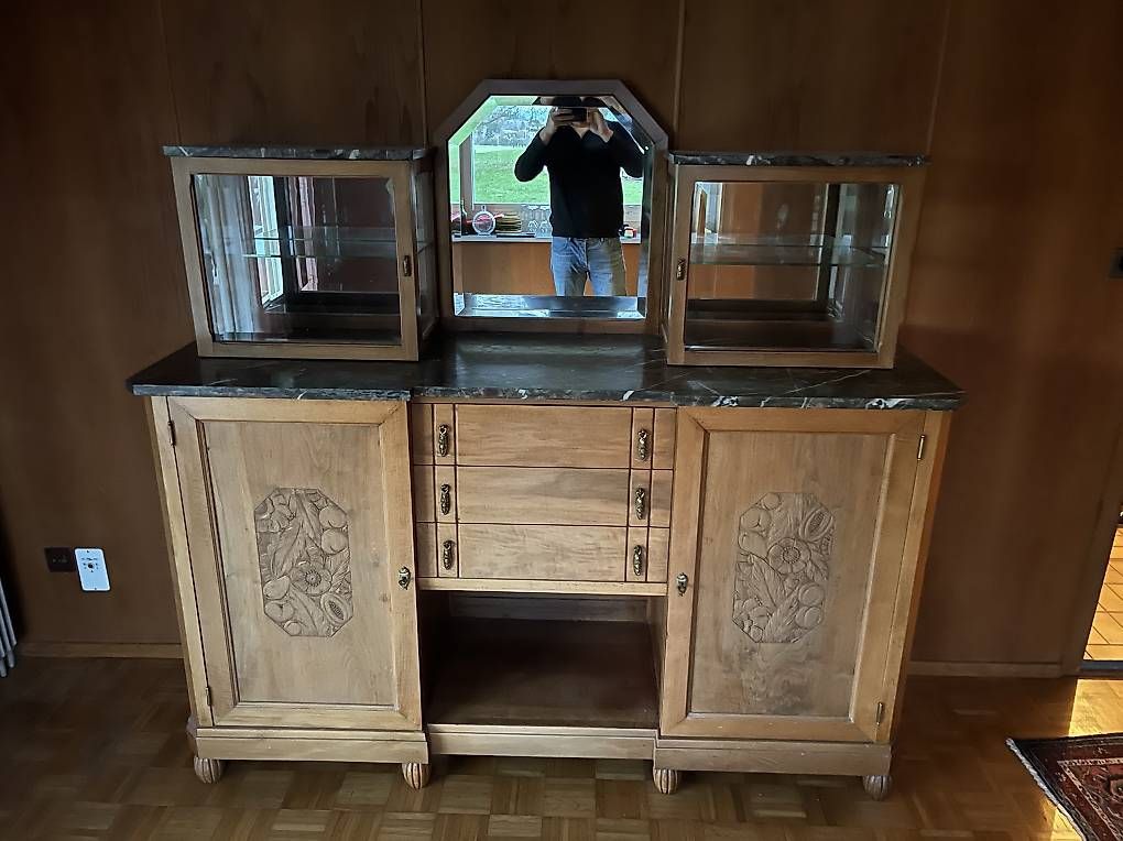 Büffets: Buffet aus Holz mit Schnitzerei – Gebraucht aus Biessenhofen von TKeller22 1