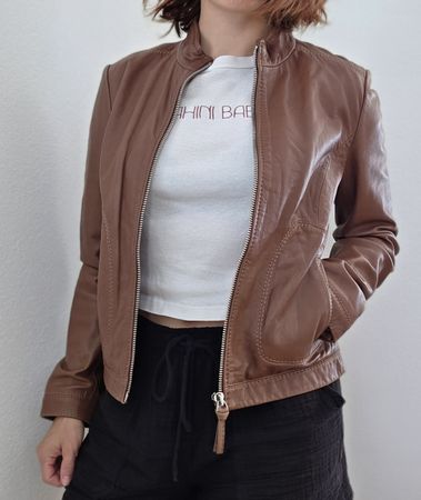 Echte Lederjacke Massimo Dutti