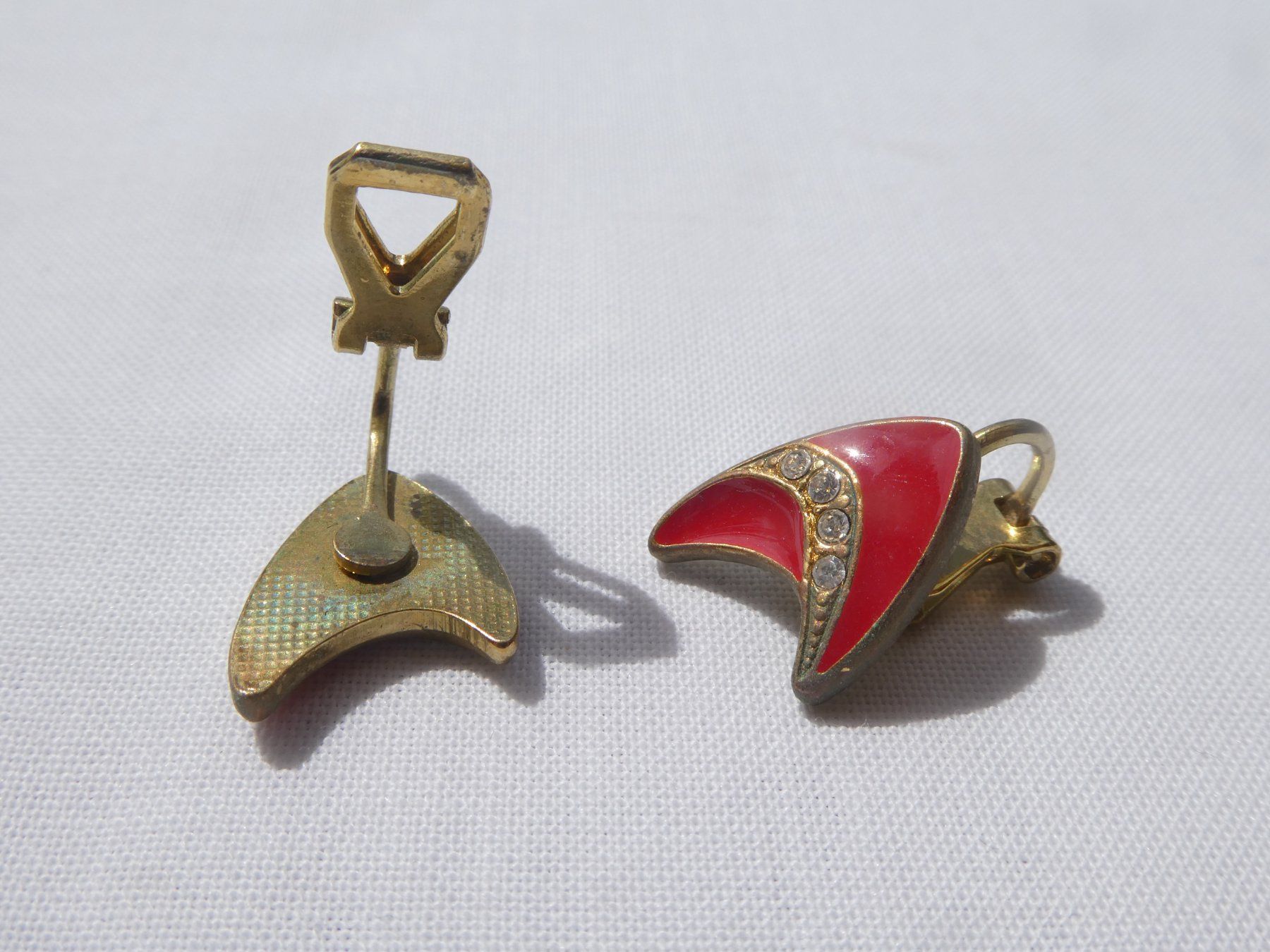 Ohrringe & -stecker: kleine Ohrclips, Vintage, Modeschmuck – Gebraucht aus Gattikon von kaandooh 2