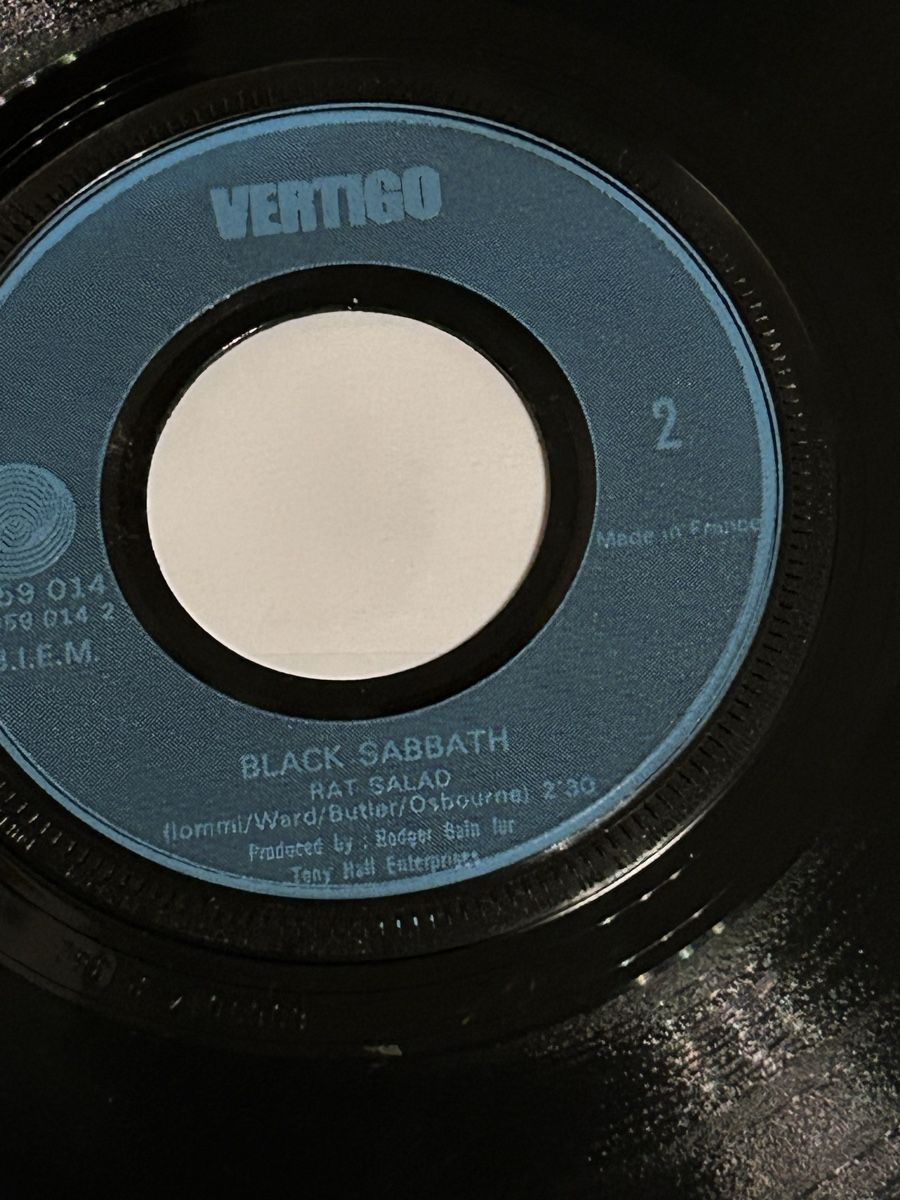 Schallplatten: Black Sabbath. 1970. Paranoîd / Rat Salad – Gebraucht aus Faulensee von Mizuno06 3