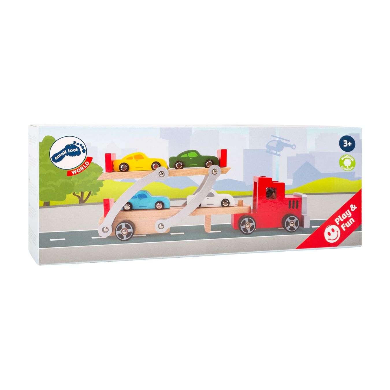 Spielzeuge: Holzspielzeug Autotransporter 34cm – Neu und originalverpackt aus Wettingen von Swala 1