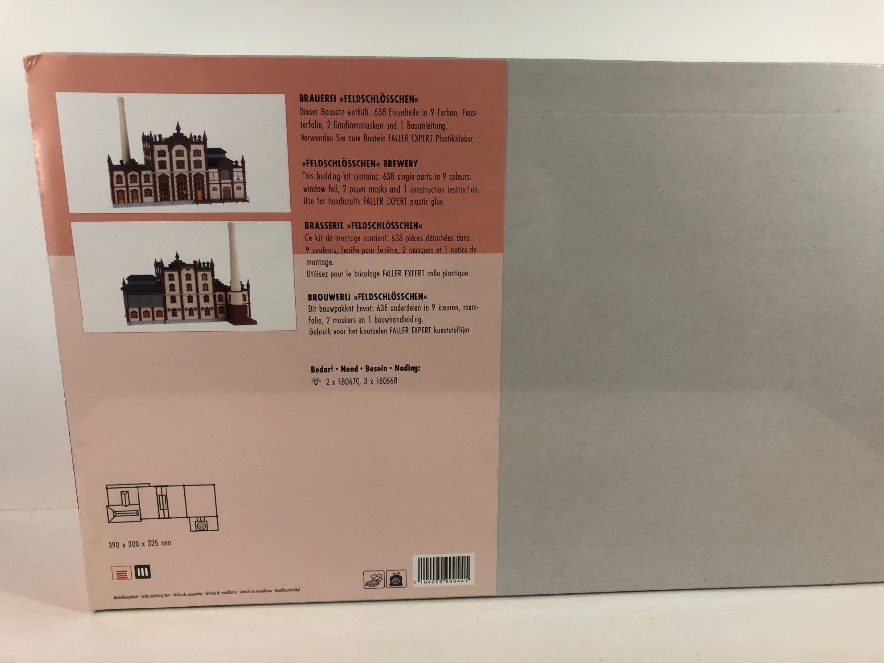 Faller Modellini di ferrovie: Faller H0 190044 Brauerei "Feldschlösschen" – Nuovo e nell'imballaggio originale da Rodersdorf venduto da Joerg11 2