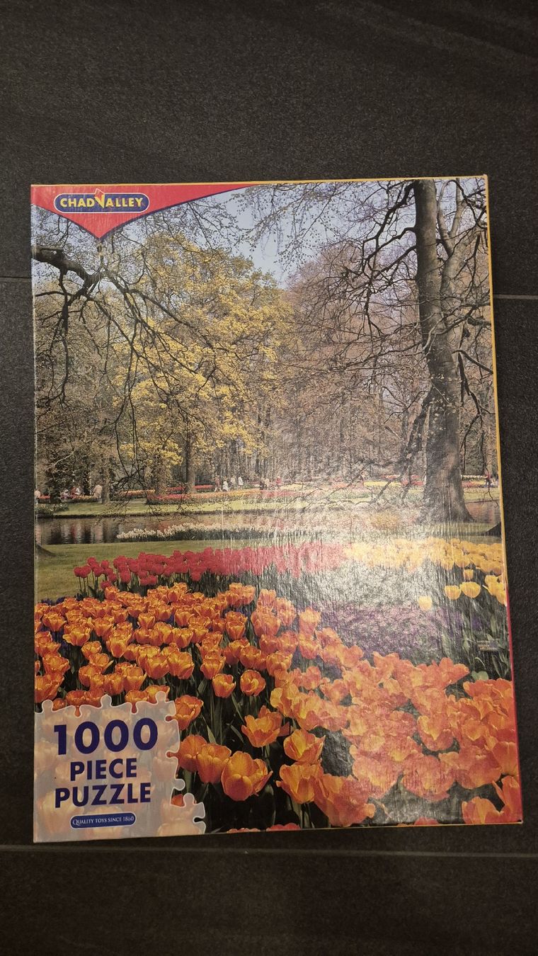 Puzzle: Chad Valley Puzzle, 1000 Teile, Frühlingslandschaft – Usato da Schafisheim venduto da LittleZwerg
