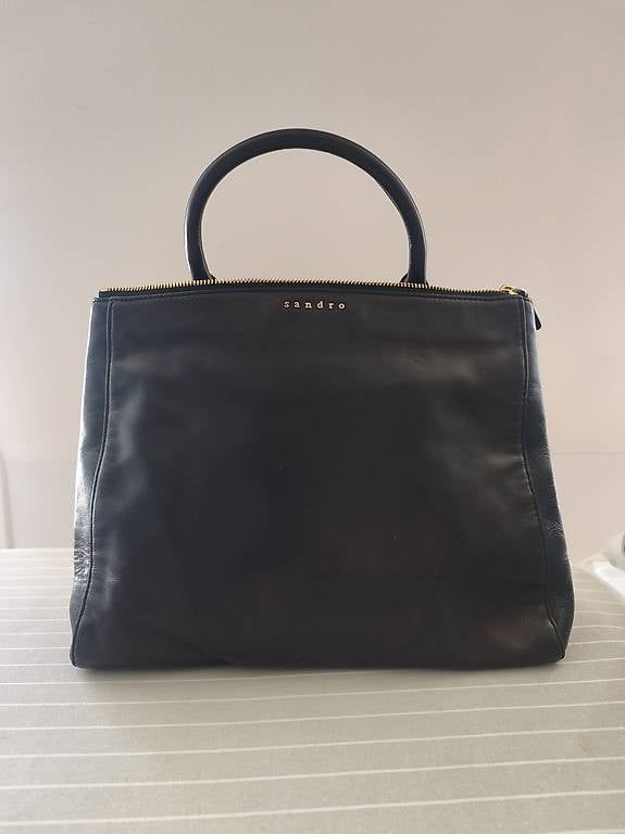 Borse da donna: Sandro Leder Handtasche schwarz  elegant & schlicht – Usato da Schaffhausen venduto da wanno 4