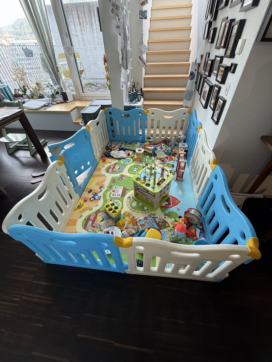 Box & Barriere di sicurezza: Baby Care Box mit Matte – Usato da Zürich venduto da cocogio 1