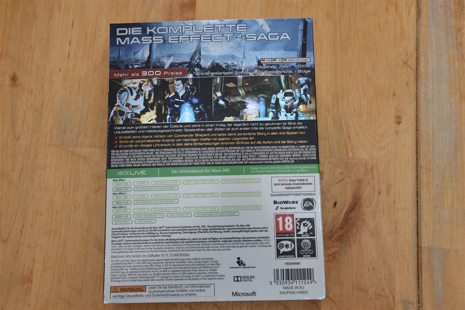 Spiele: Mass Effect Trilogy – Gebraucht aus Frenkendorf von gelbeZinnie 2