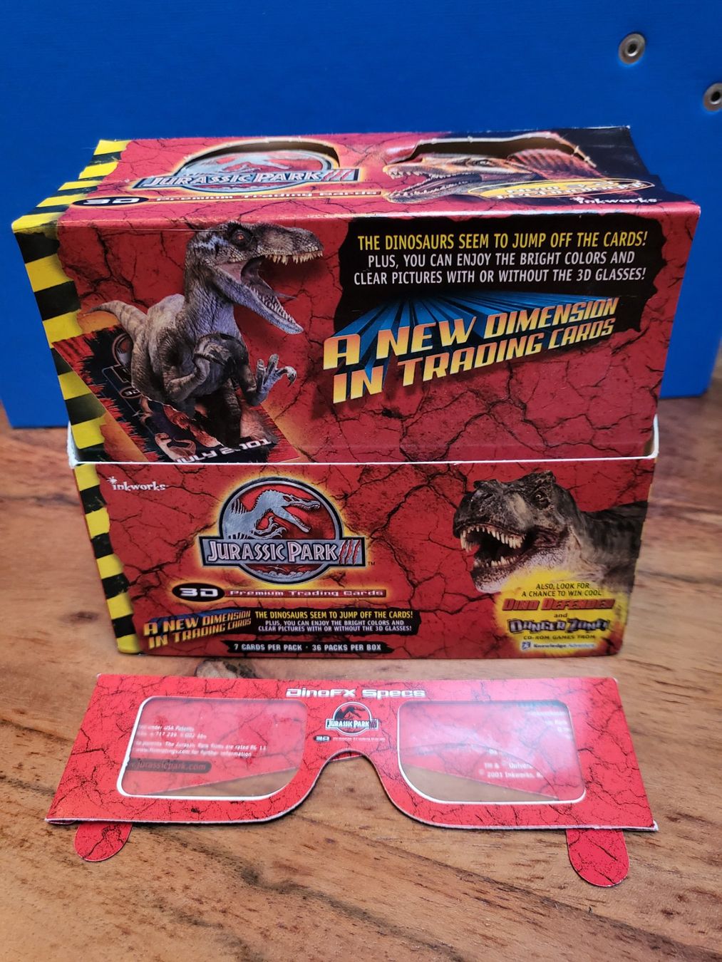 Carte collezionabili: TRADING CARDS JURASSIC PARK – Nuovo e nell'imballaggio originale da Schönenberg ZH venduto da heaangst