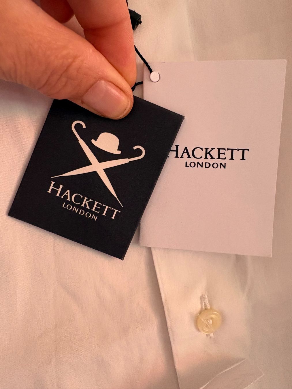 Hackett Camicie: Hackett London Slim Fit Hemd weiss Gr. 41 – Nuovo (secondo la descrizione) da Birsfelden venduto da jul_7wy6 2