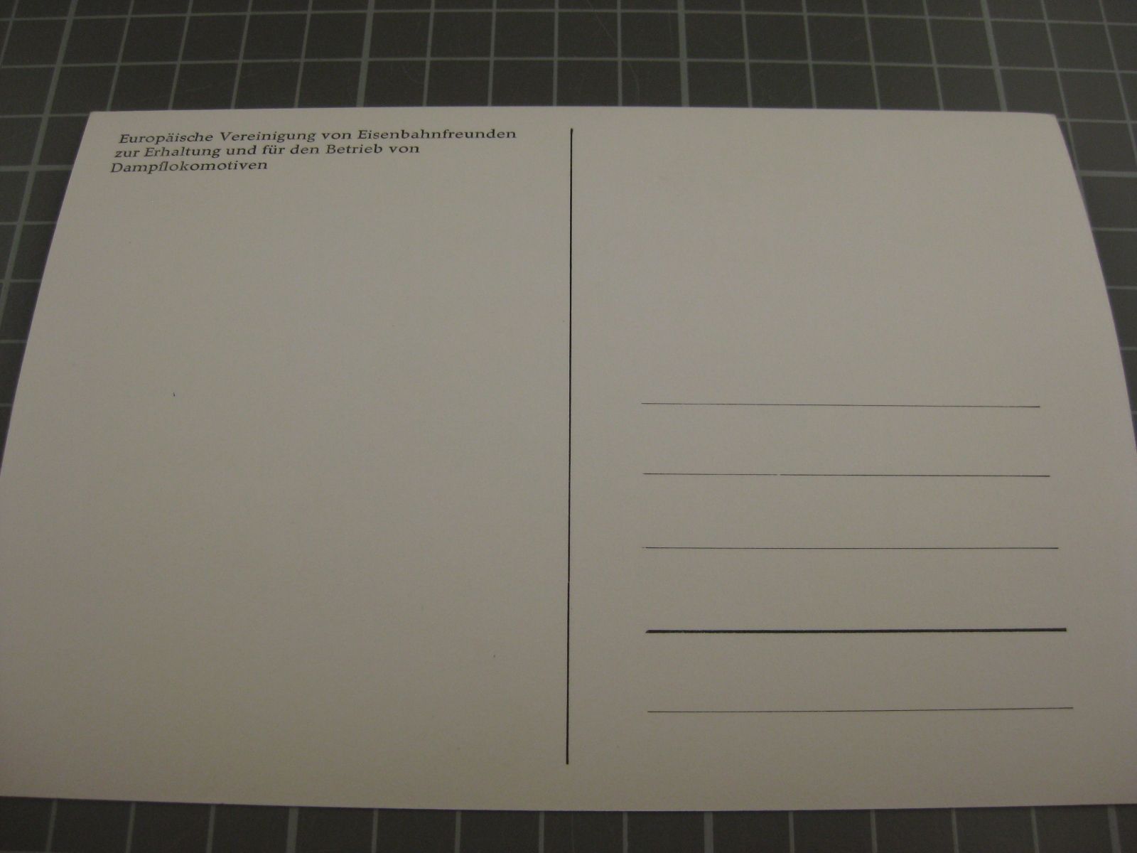 Cartoline postali: Eurovapor Arbon Dampfloks – Usato da Malters venduto da Marosko 1