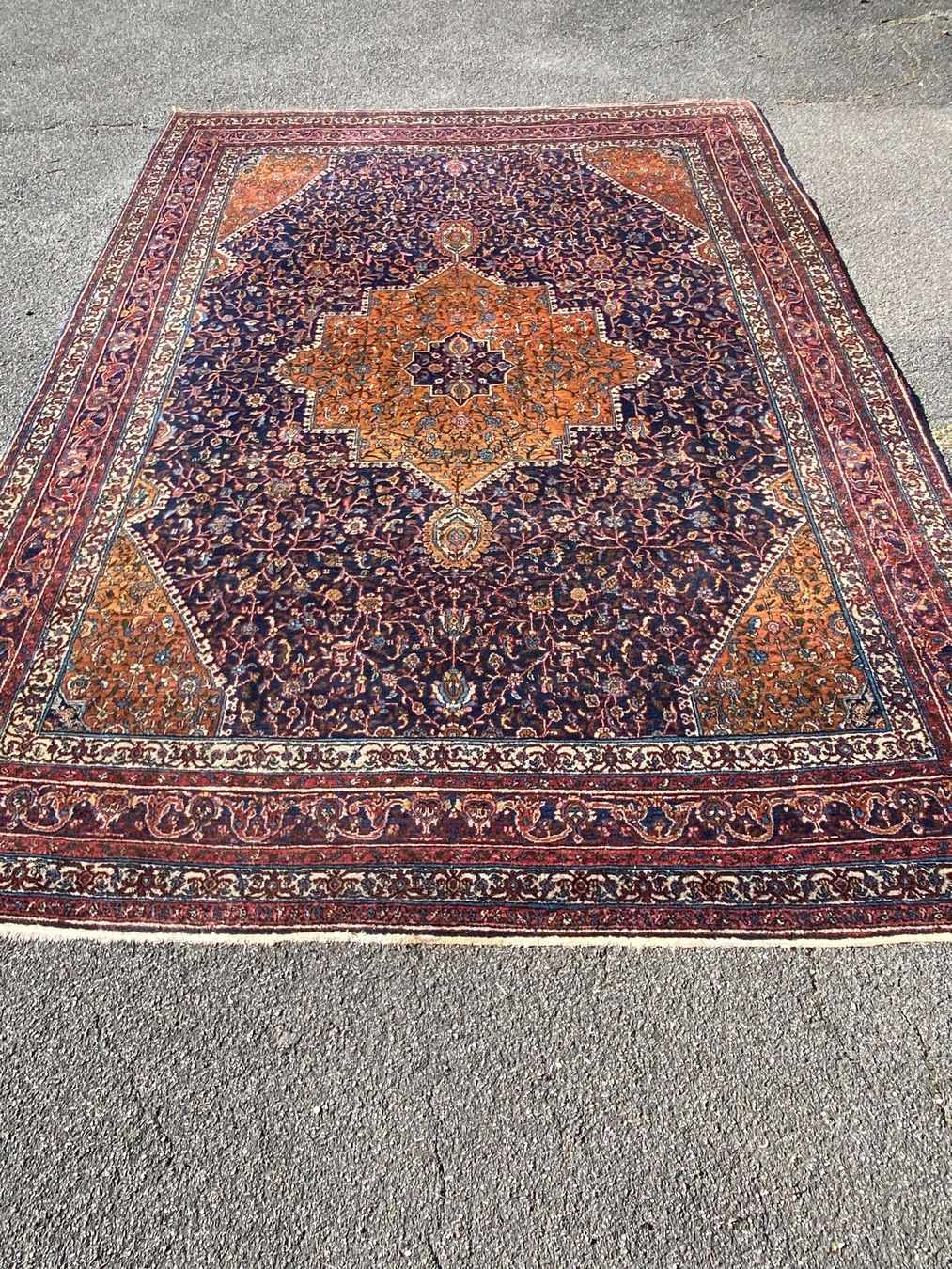 Tappeti: Perser Teppich, Orientteppich, blau/rot, Vintage – Usato da Zürich venduto da 888simon888 4