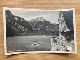 Axenstrasse - Urnersee mit Ober- und Niederbauen - AK