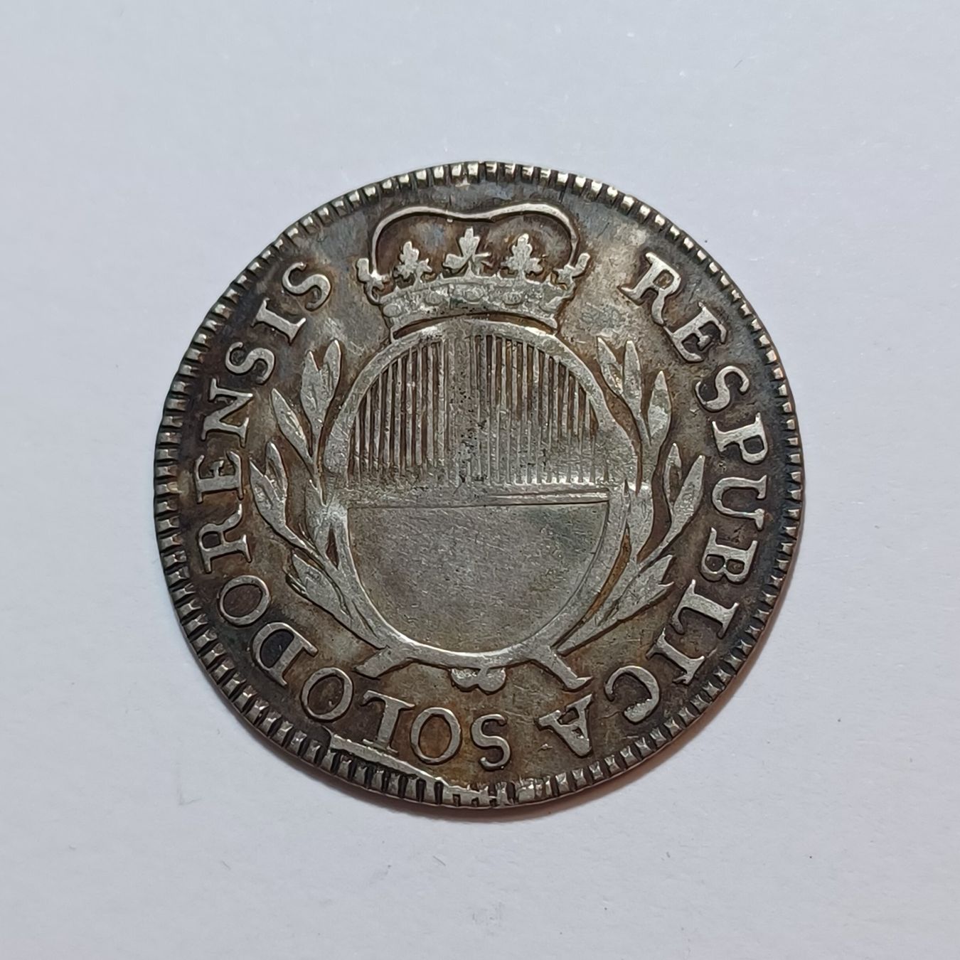 Tutti le monete: 20 Kreuzer 1787 Solothurn – Usato da Pfäffikon ZH venduto da Schweizer_Muenzen
