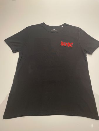 Unikat AC/DC T-Shirt schwarz