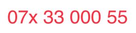 VIP Handynummer 07x 33 000 55 (PrePaid)