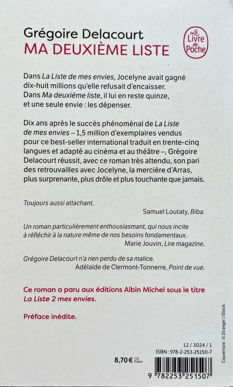 Libri: La liste de mes envies + Ma deuxième liste – Nuovo (secondo la descrizione) da Le Crêt-p-Semsales venduto da staglione69 2