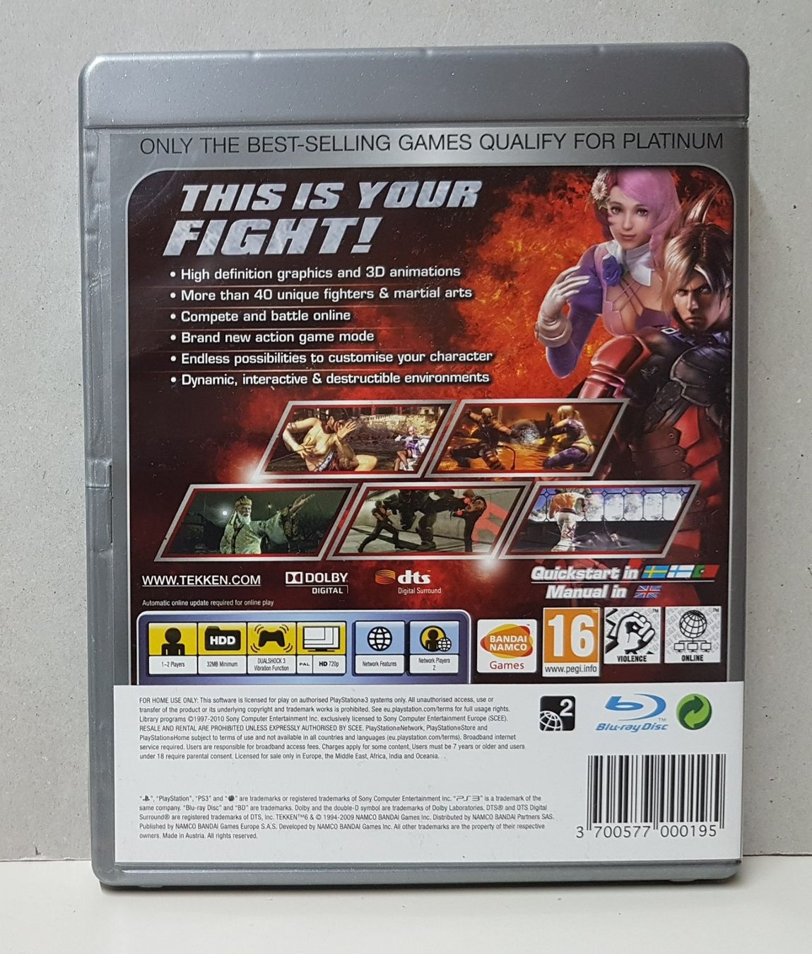 Sony Giochi: 🥷PS 3 Tekken 6 – Usato da Schüpfheim venduto da Games_Spielkonsolen 3