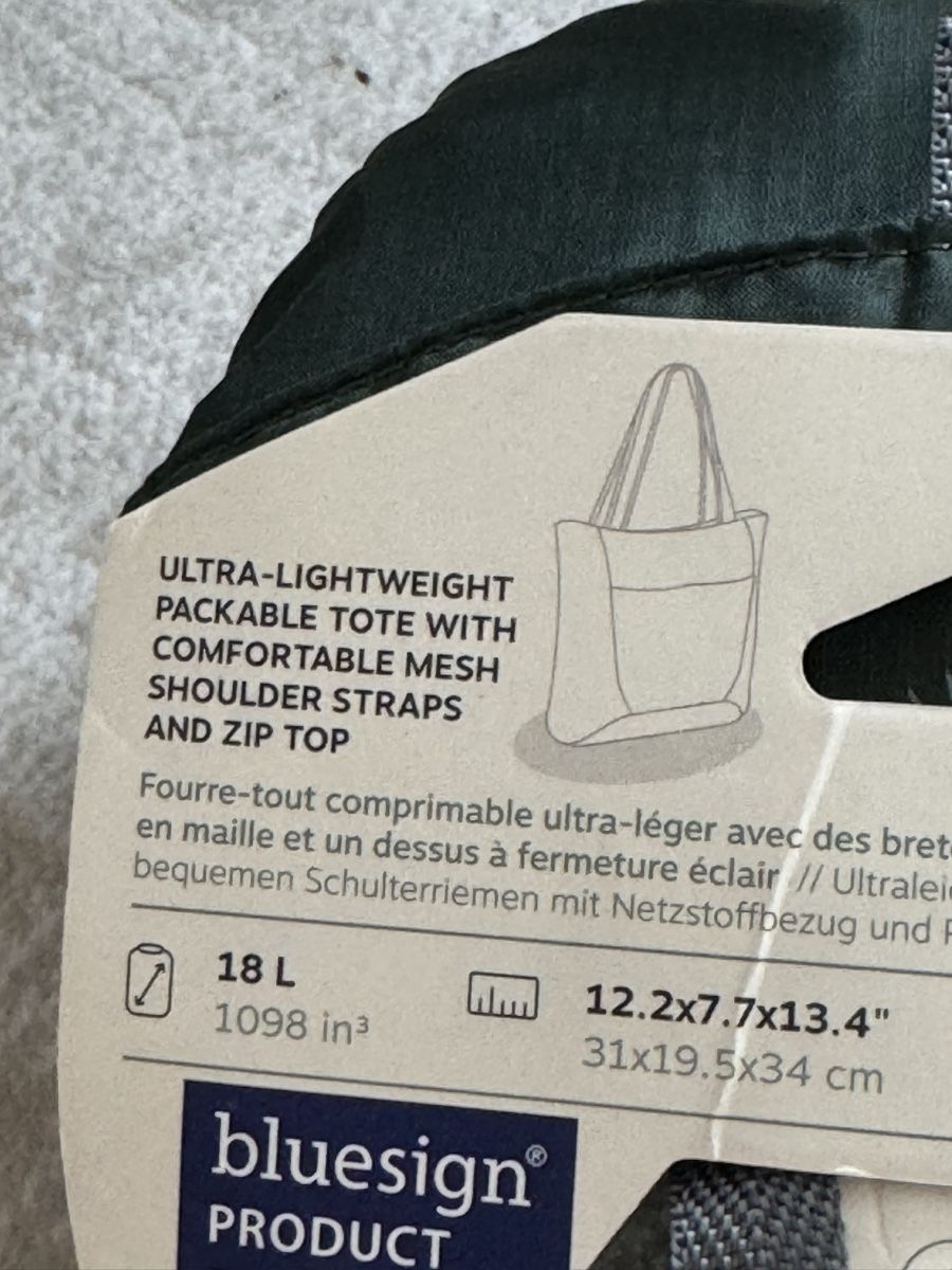 Osprey Borse: Osprey Stuff Tote Ultralight green 18L new – Nuovo e nell'imballaggio originale da Zürich venduto da di_archive 4