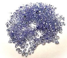 Lot 20 ct tanzanites - CERTIFICAT 2'550.- Fr.