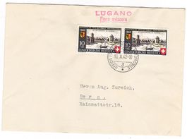 Lettre de Lugano BPA A299a pour Bern le 10.X.42