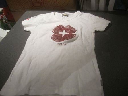 T-Shirt Grösse S, Switcher, weiss, Aufschrift