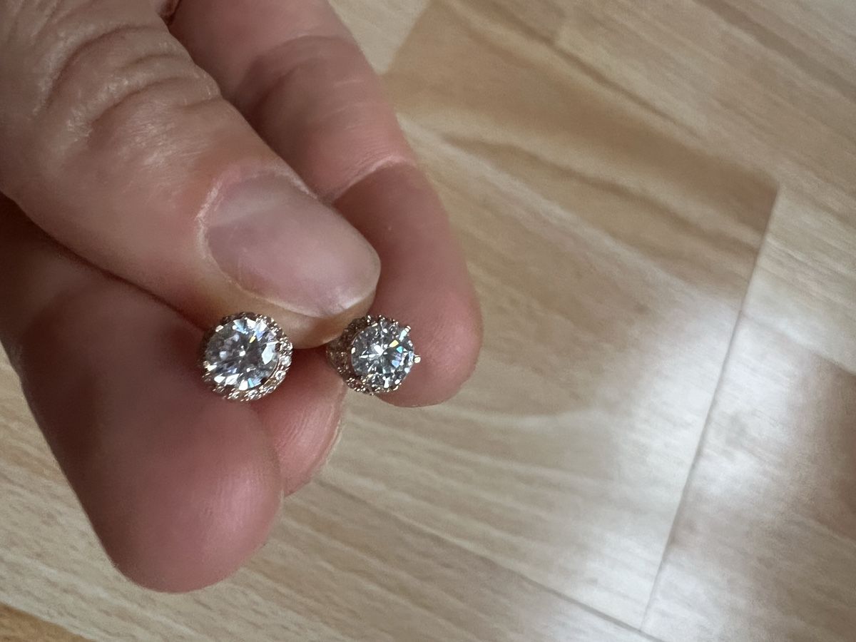 Orecchini pendenti & Orecchini a lobo: Ohrstecker Zirkonia Gold – Nuovo (secondo la descrizione) da Liebefeld venduto da nat_h5l8 3