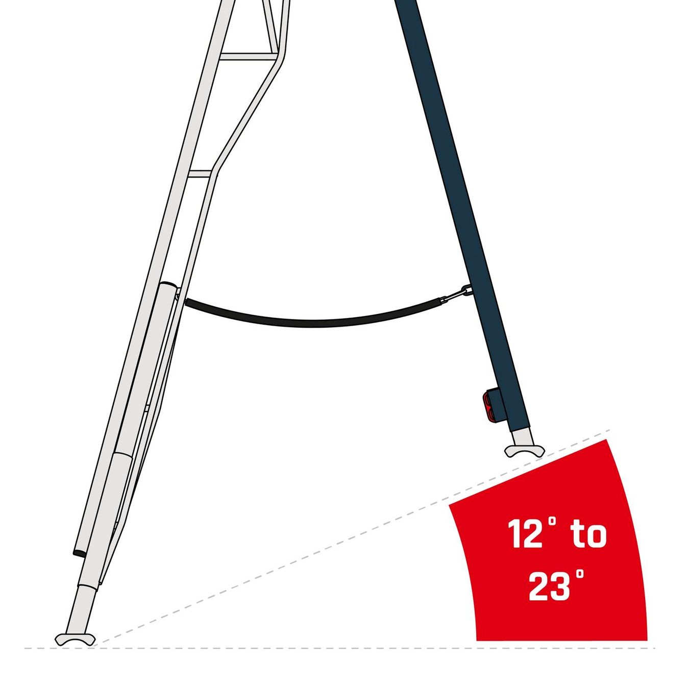 Echelles: Henchman Dreibeinleiter 2,4m – Neuf avec emballage d'origine à Bottighofen par zaap 4