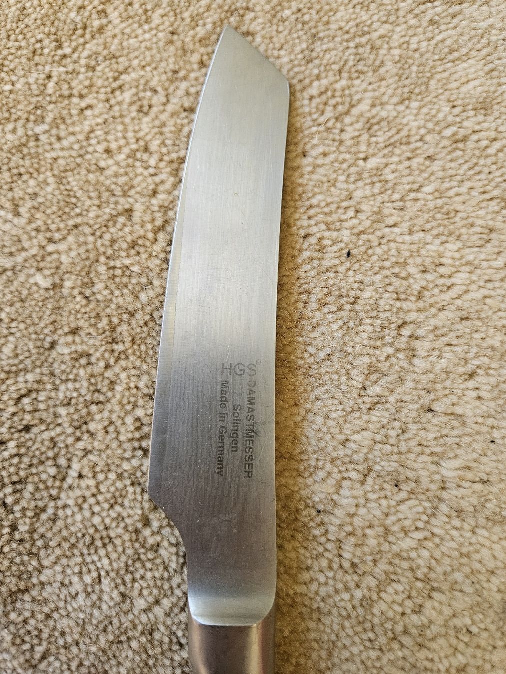 Coltelli da cucina: Dreiturm HGS Damastmesser Solingen – Usato da Arlesheim venduto da Flohmi_A_Z 1