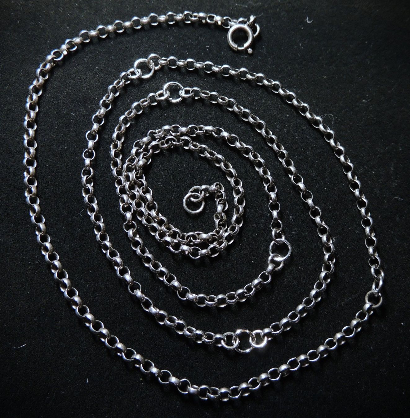 Catenine: Silber 800 Anker Halskette 89 cm / 3 mm – Usato da Waldenburg venduto da schaller707 1