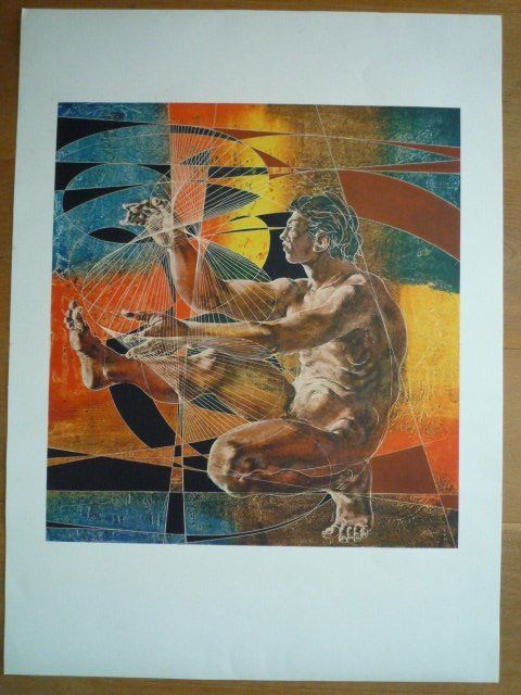 Grafica & Litografie: 4 lithos / Lithografien Hans Erni – Usato da Cortaillod venduto da Matteo18 3