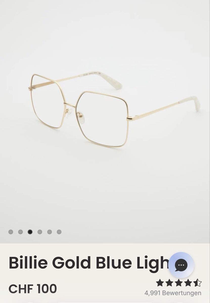 Brillen & Gläser: Lesebrille Billie Rose Gold 1.5 Blaulichtfilter – Gebraucht aus Flawil von rudegirl17