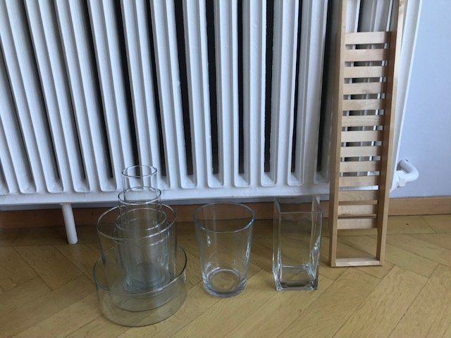 IKEA 6 Vase Glass Set + 3 Vases + 2 IKEA Windlicht Kaufen auf Ricardo