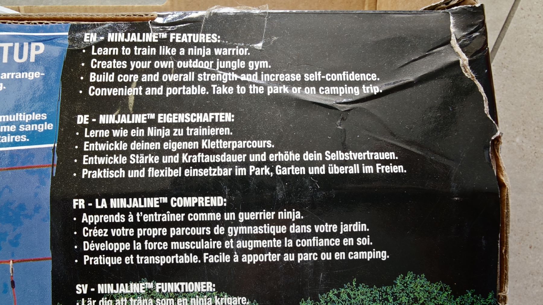 Slackline: Slackline  Ninja Warrior Kletterparcours – D'occasion à Brunnen par Knoblispeck 4