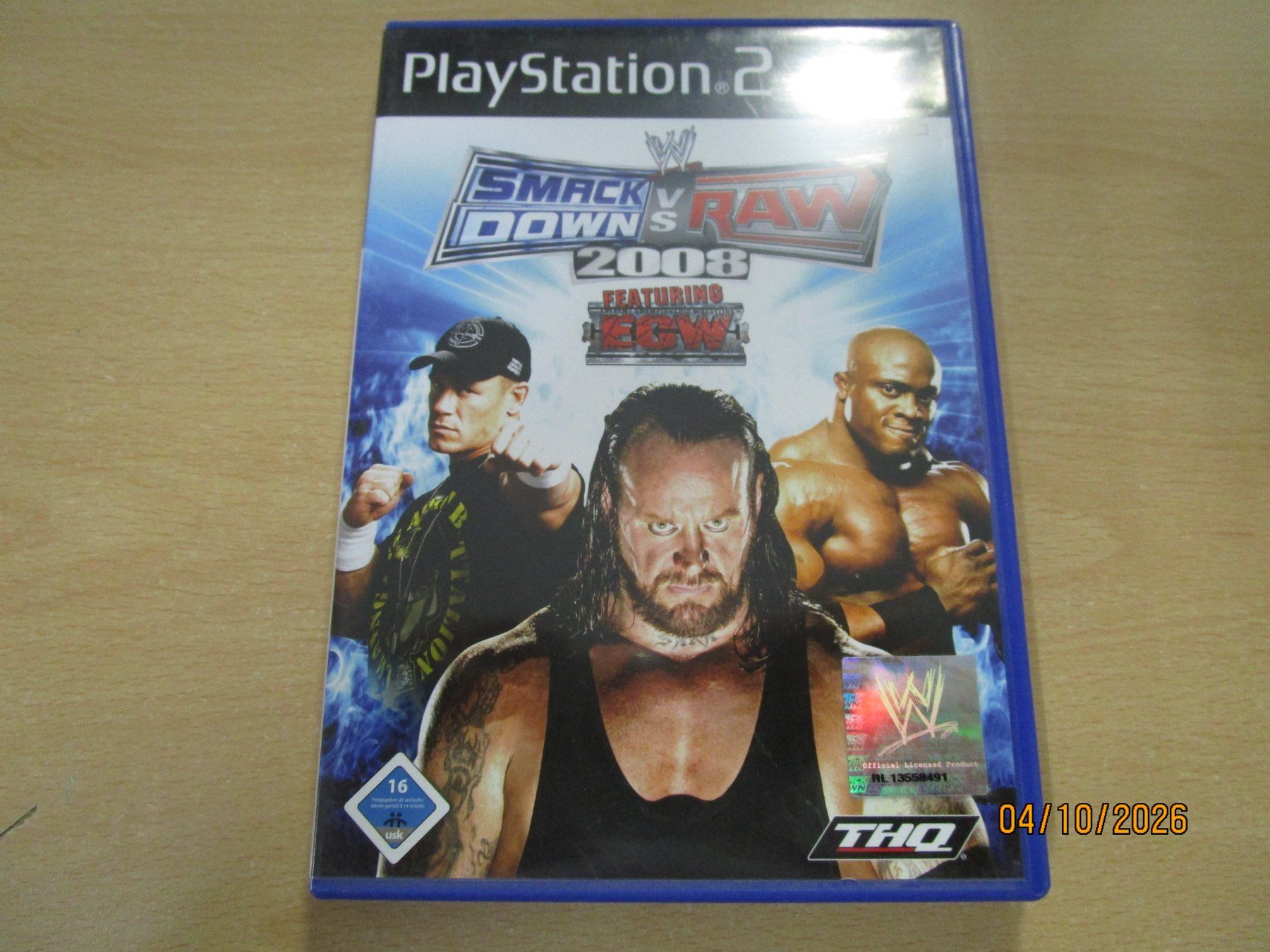 Sony Giochi: WWE Smackdown vs RAW 2008 Sony Playstation 2 PS2 – Usato da Goldau venduto da agestuffer