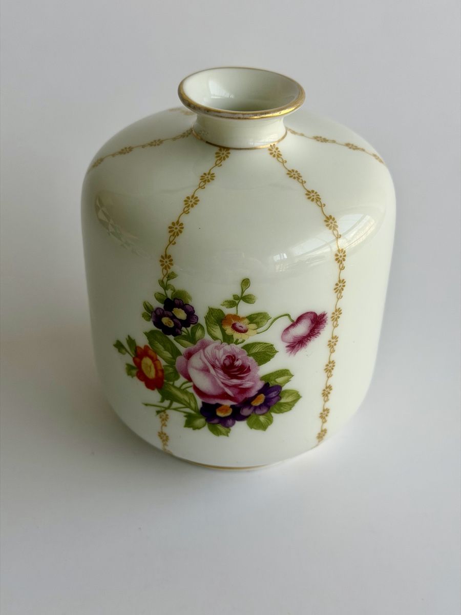 Rosenthal Vasen & Gefässe: Vase Rosenthal Luise fleurs et dorures  – Gebraucht aus Genève von mar_nd6c 9