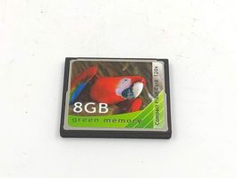Compact Flash Card 8GB green memory 120xn