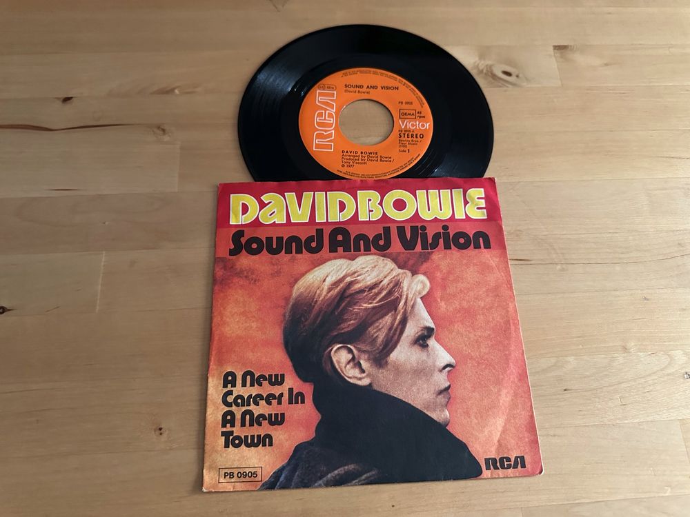DAVID BOWIE tolle Sound and Vision original Single 1977 Kult (Gebraucht ...