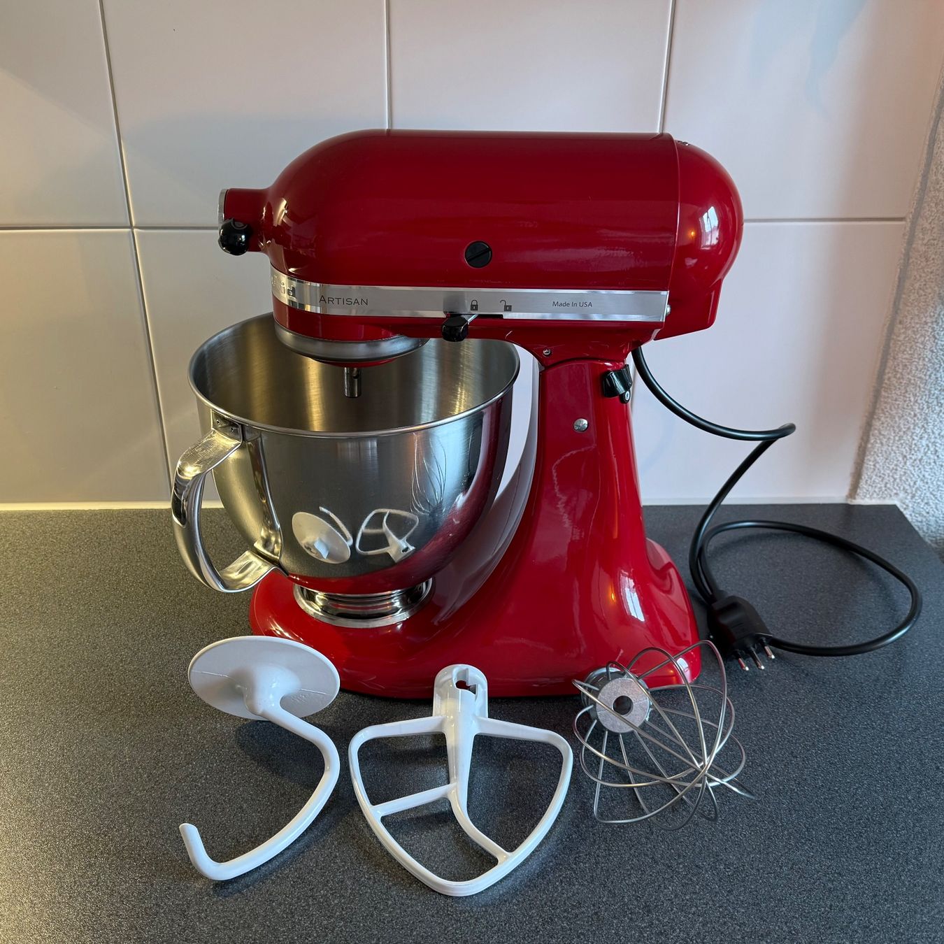 Robot pâtissier KITCHENAID 5KSM125EBM NOIR MAT - DARTY