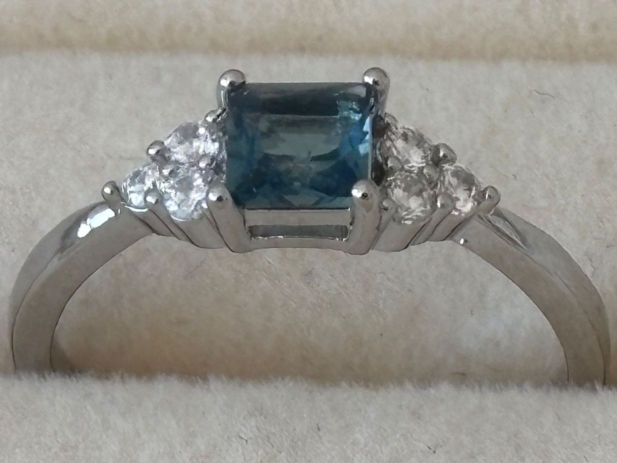 Ringe: Luxus Elegante Gr.19/9 Ring Farbe: Silber/blau – Neu (gemäss Beschreibung) aus Biel-Bienne von Roserosse13