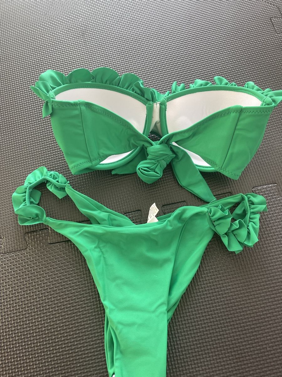 Costumi da bagno & Bikini: Wunderschönes Grünes Bikini trägerlos Gr S – Nuovo e nell'imballaggio originale da Bassersdorf venduto da Sandy456 5
