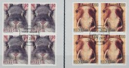 2019 - Tierfreunde - Viererblock - Ersttag Stempel ET