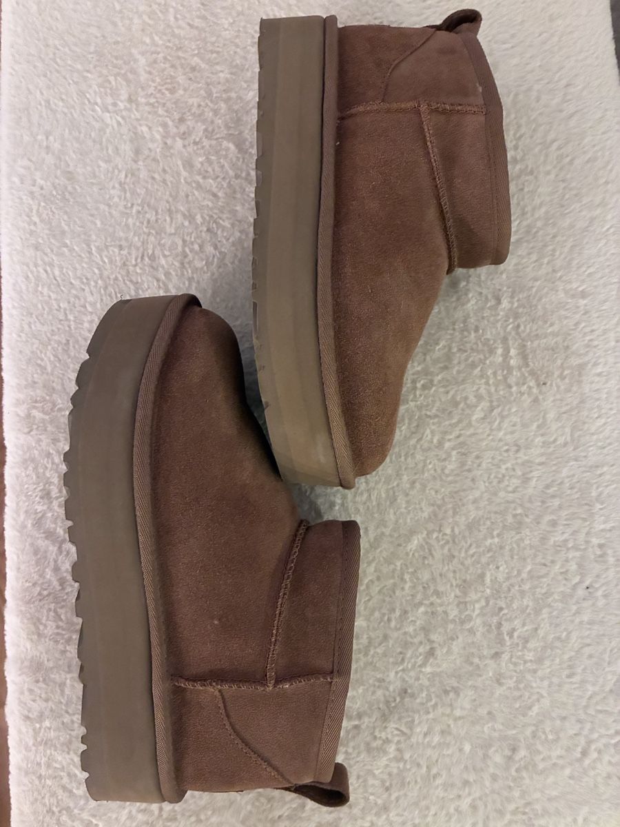 Ugg Damenschuhe: UGG Classic Ultra Mini Platform Chestnut Grösse 36 – Neu (gemäss Beschreibung) aus Chur von mel_gn2k 4