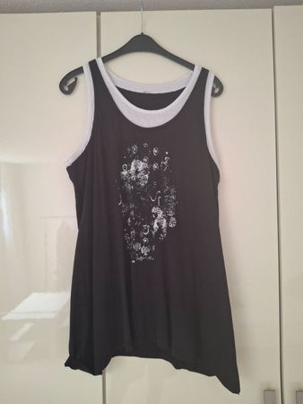 Schickes Long-Shirt, ideales Sommeroberteil, Grosse Grössen