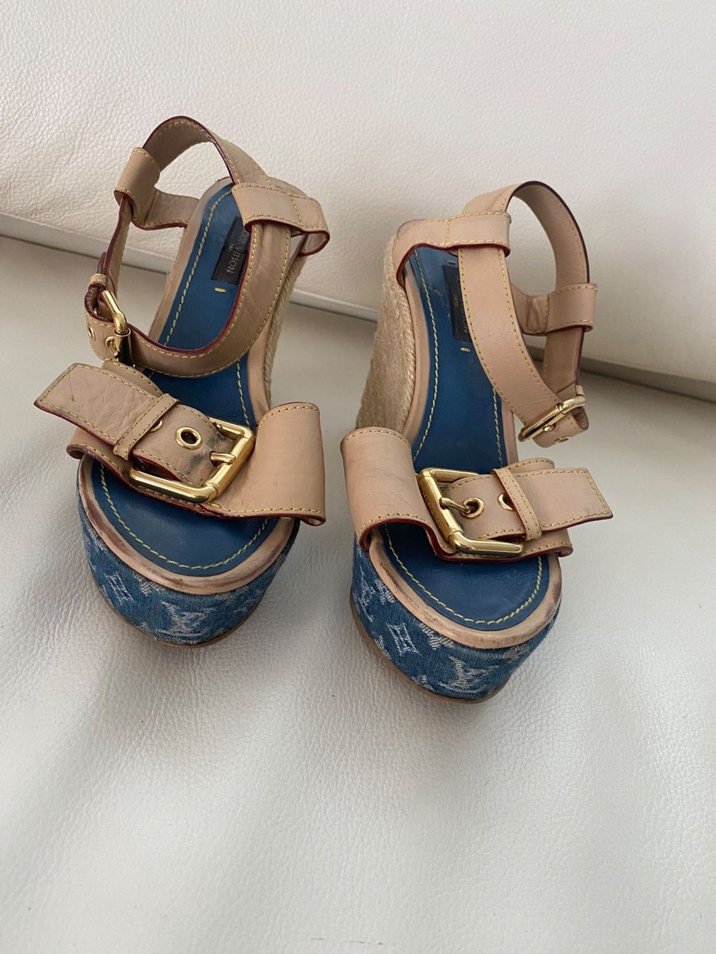 Louis Vuitton Scarpe da donna: Authentic LOUIS VUITTON Sommerschuh, Jeans, Gr. 36 – Usato da Winkel venduto da ferrari2022 4