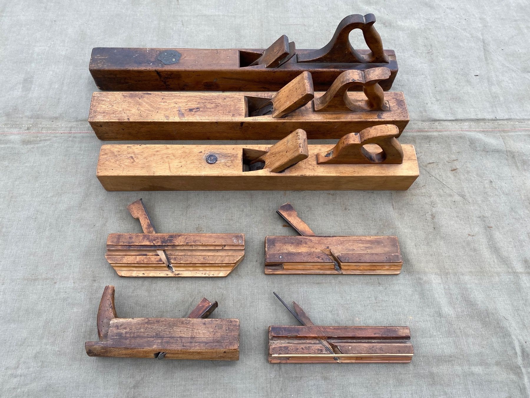 Tutti gli attrezzi: 7 schöne antike Holzhobel – Usato da Feldbach venduto da Fea1 2