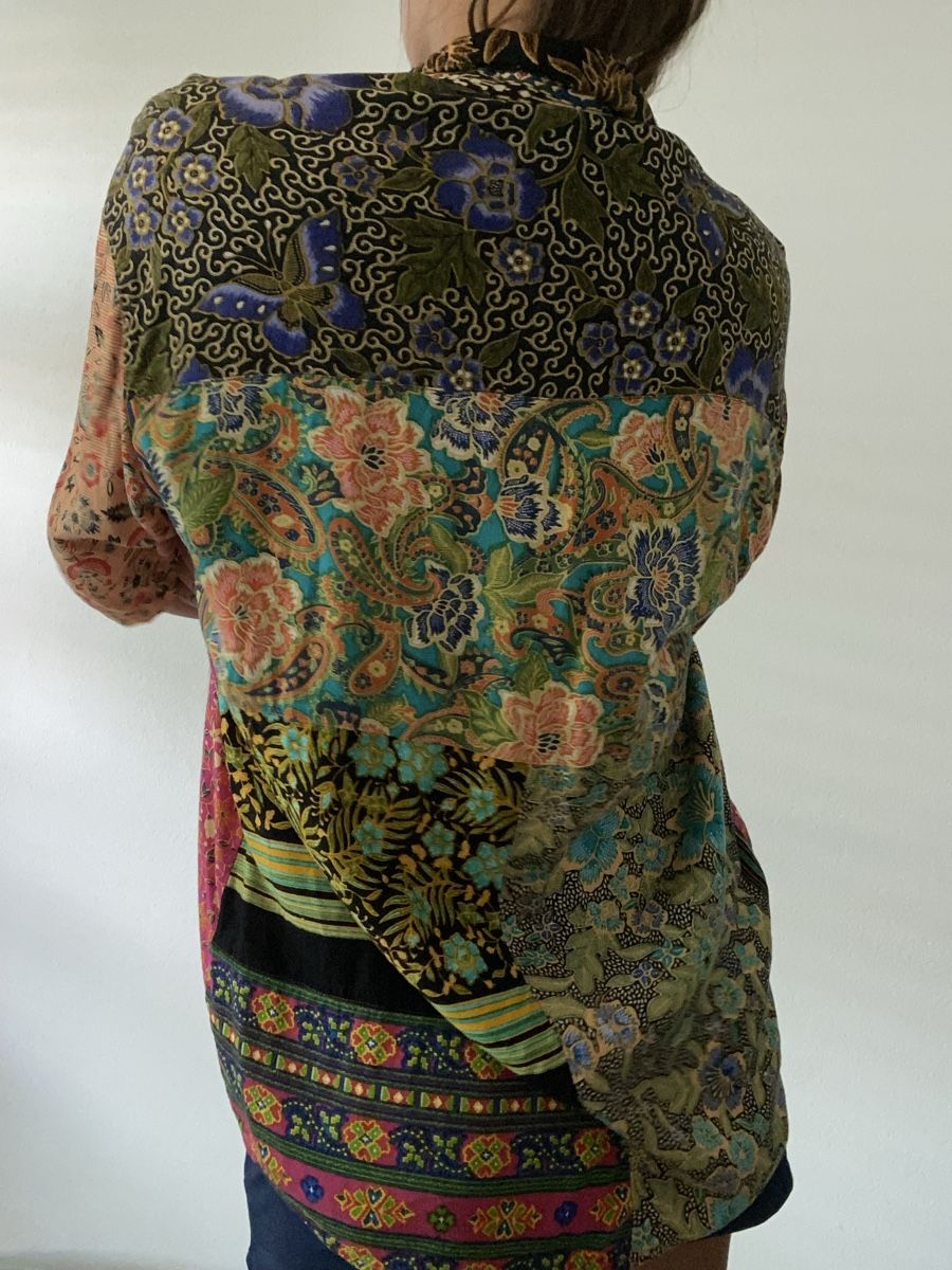 Camicette: Patchwork Shirt multicoloured – Nuovo (secondo la descrizione) da Zürich venduto da KaroBra 2