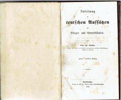 Anleitung zu teutschen Aufsätzen, 1845